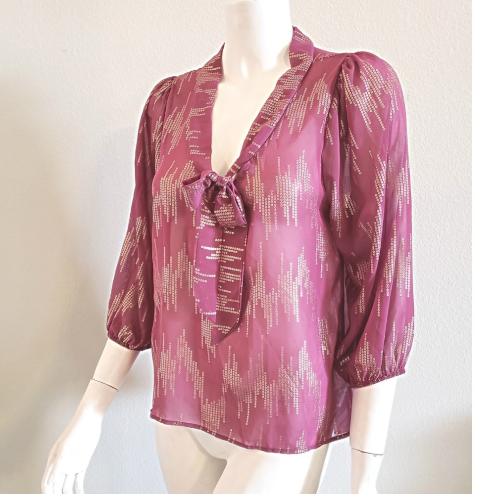 Tea N Rose Sheer Pink Top